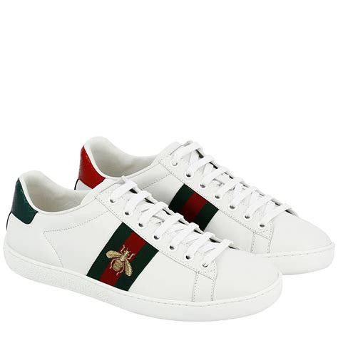 womens gucci white sneakers|farfetch gucci sneakers women.